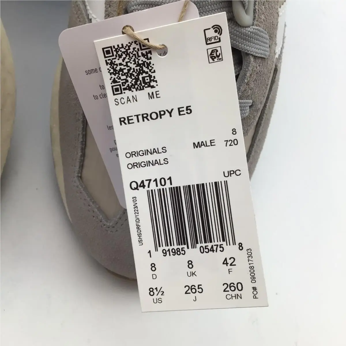 Adidas shoes - adidas Retropy E5 - Retropy - Gray 4