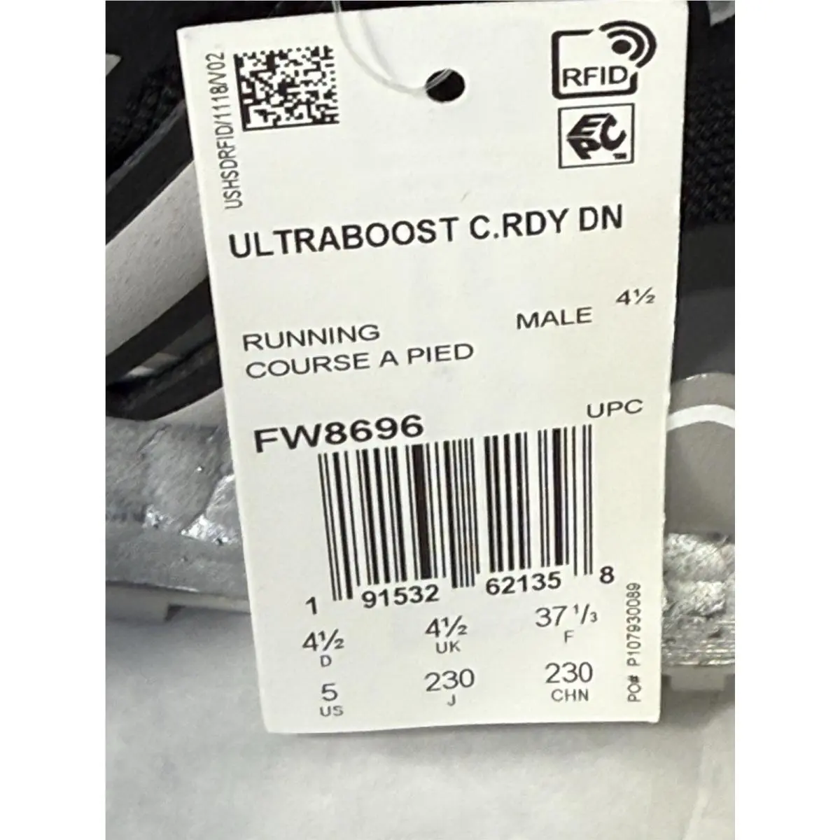 Adidas shoes - adidas UltraBoost C.Rdy - UltraBoost - FW8696 - Silver 5
