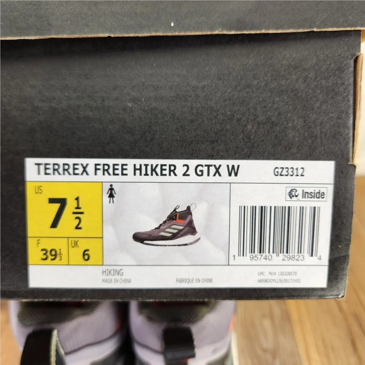 Adidas shoes - adidas TERREX Free Hiker - TERREX Free Hiker - GZ3312 - Gray 9