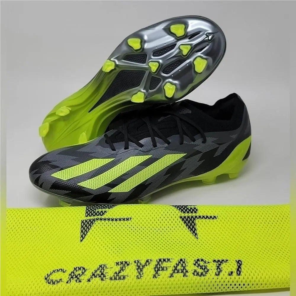 Adidas Crazyfast.1 FG Injection Soccer Cleats Multicolor IG0670 Mens 6.5