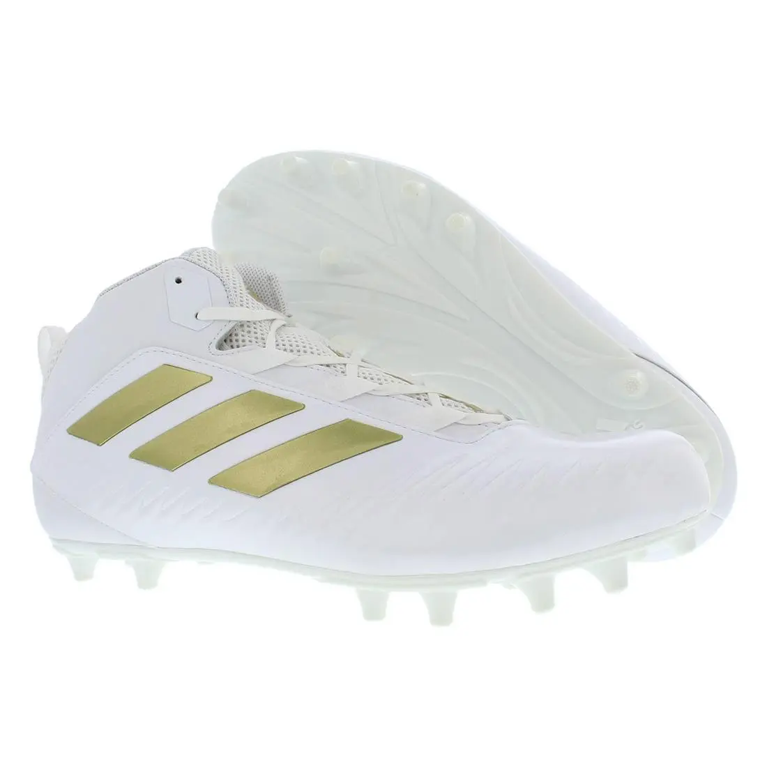 Adidas SM Nasty Fly 2e Ncaa Mens Shoes Size 12.5 Color: Footwear White/gold