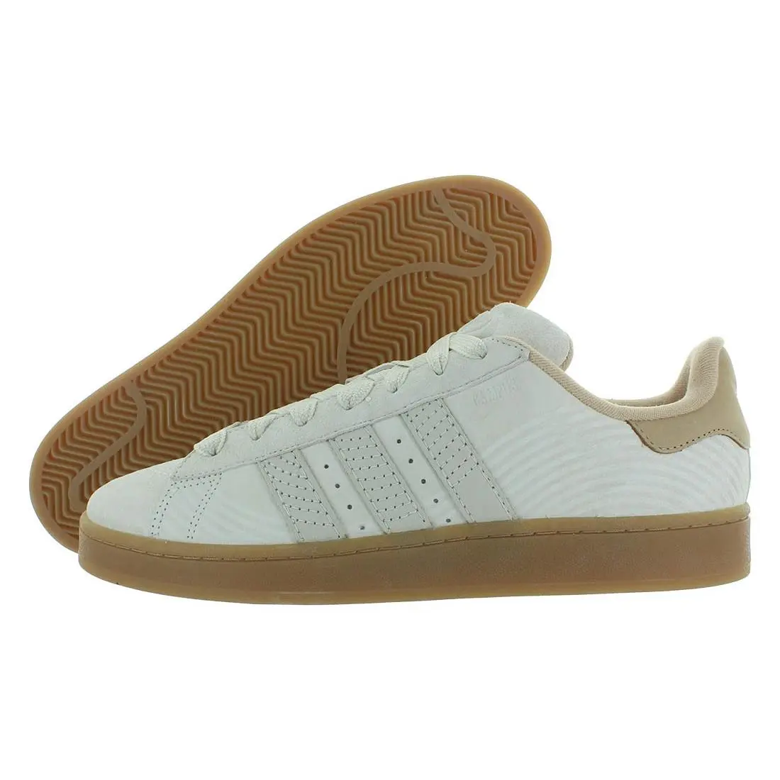 Campus 00s Mens Shoes Size 7.5 Color: White Tint/orbit Grey/magic Beige by Adidas