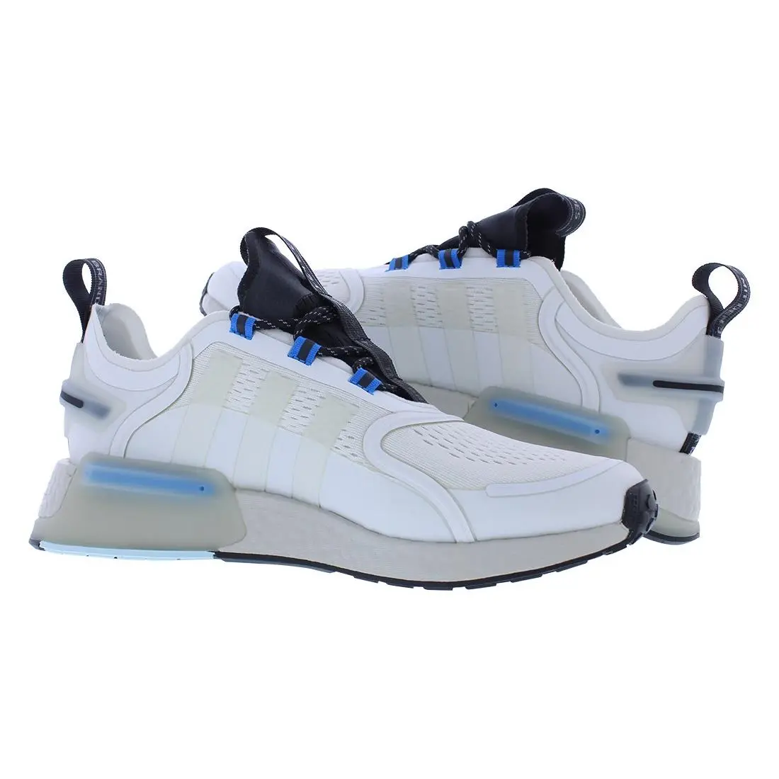 Adidas shoes - Crystal White/Cloud White/Blue Rush, Main: White (UPC: 195740804268) 2