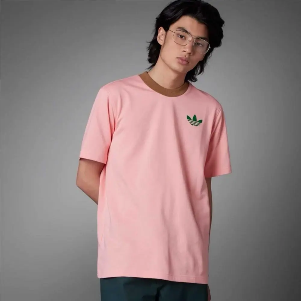 Adidas clothing - Originals Oversized Shadow T-Shirt - Originals Oversized Shadow - IB3433 - Pink, Manufacturer: Lush Red/White 2