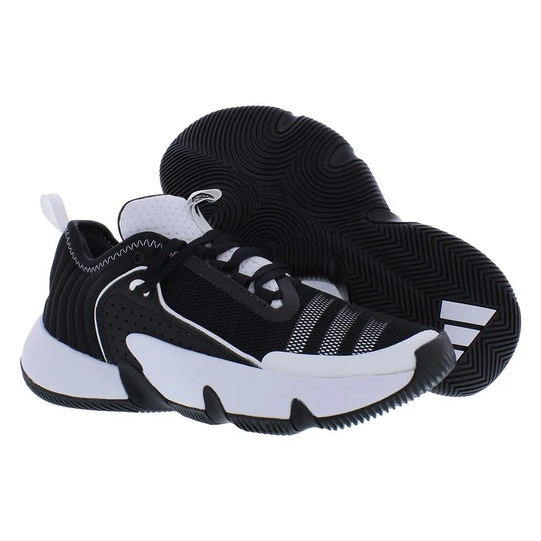 Trae Unlimited GS Boys Shoes Size 6.5 Color: Black/white by Adidas