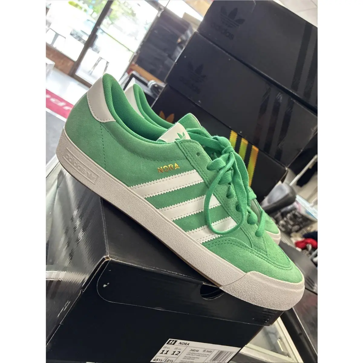 Nora Court Green JH8144 Court Green Cloud White 11 US by Adidas