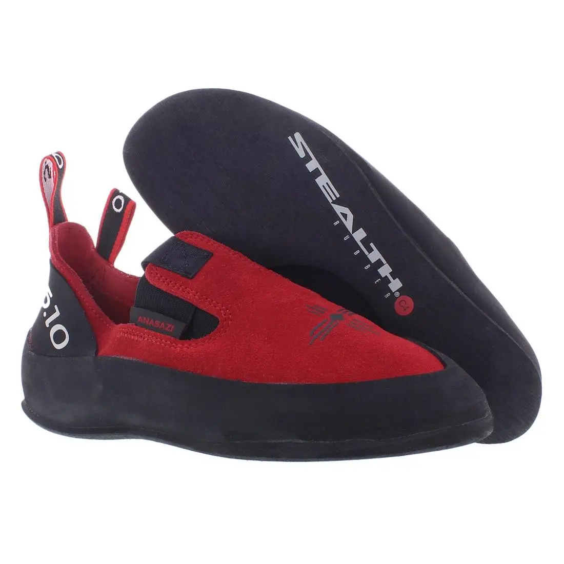Moccasyn Mens Shoes Size 4 Color: Black/red by Adidas