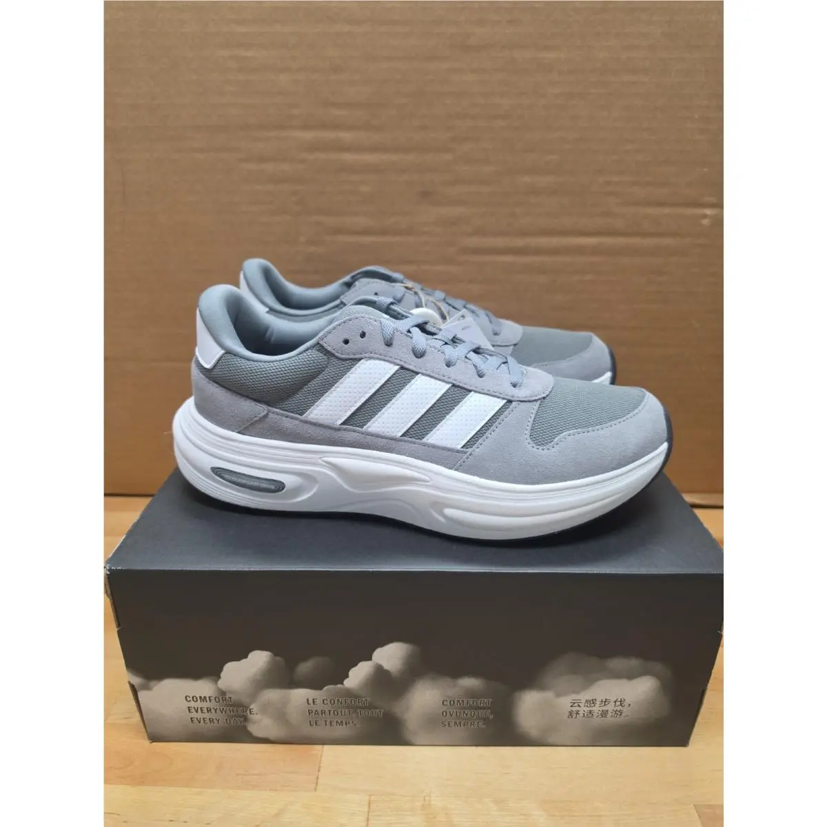 Adidas shoes - adidas Cloudfoam - Cloudfoam - Grey Four/Footwear White 1
