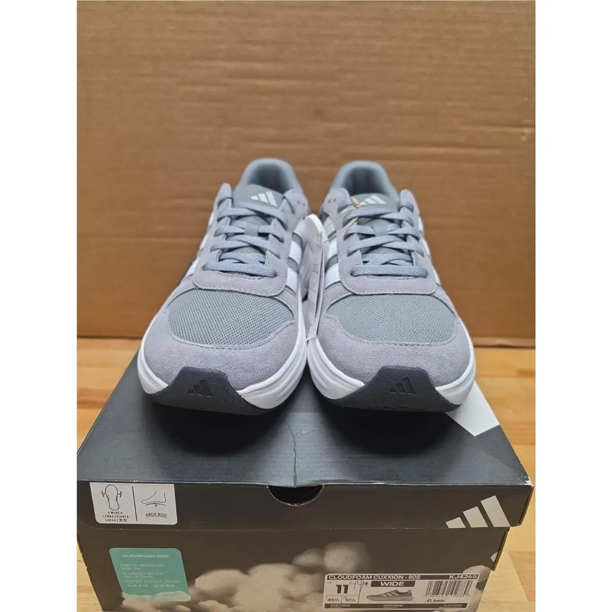 Adidas shoes - adidas Cloudfoam - Cloudfoam - Grey Four/Footwear White 3