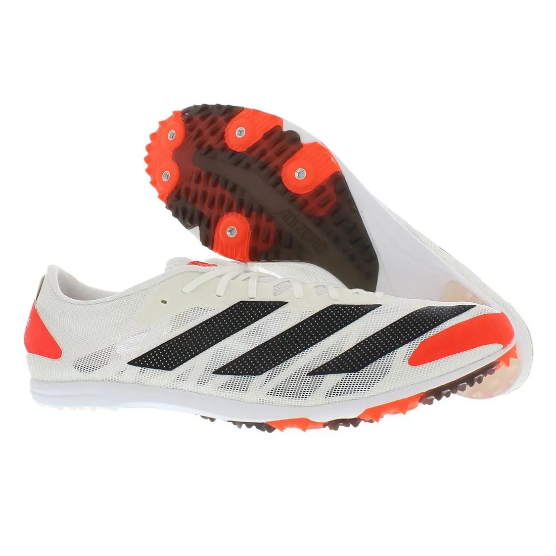 Adizero Xcs Unisex Shoes Size 10 Color: Cloud White/core Black/solar Red by Adidas