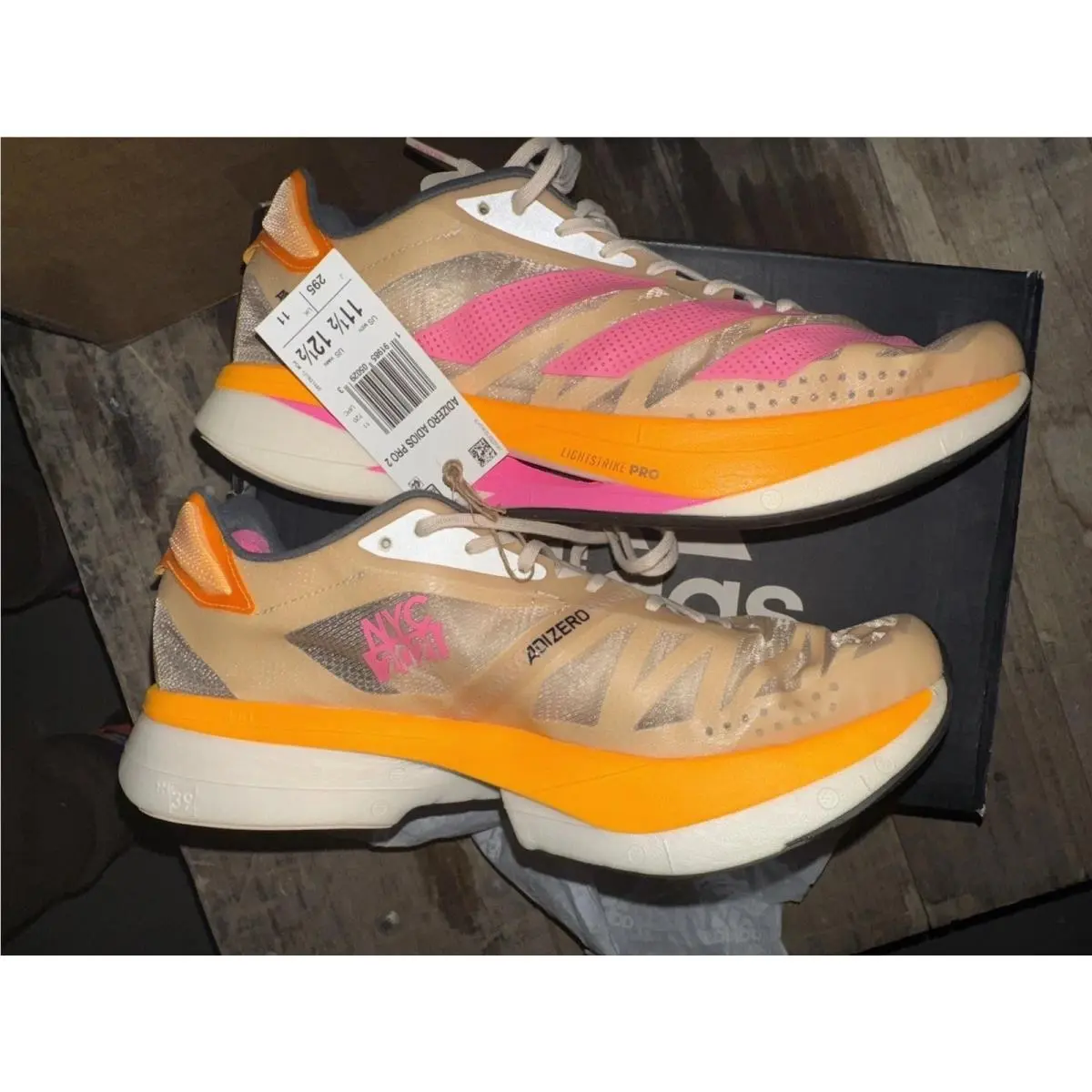 Adidas shoes - adidas adizero Adios - adizero Adios - H67508 - White 5