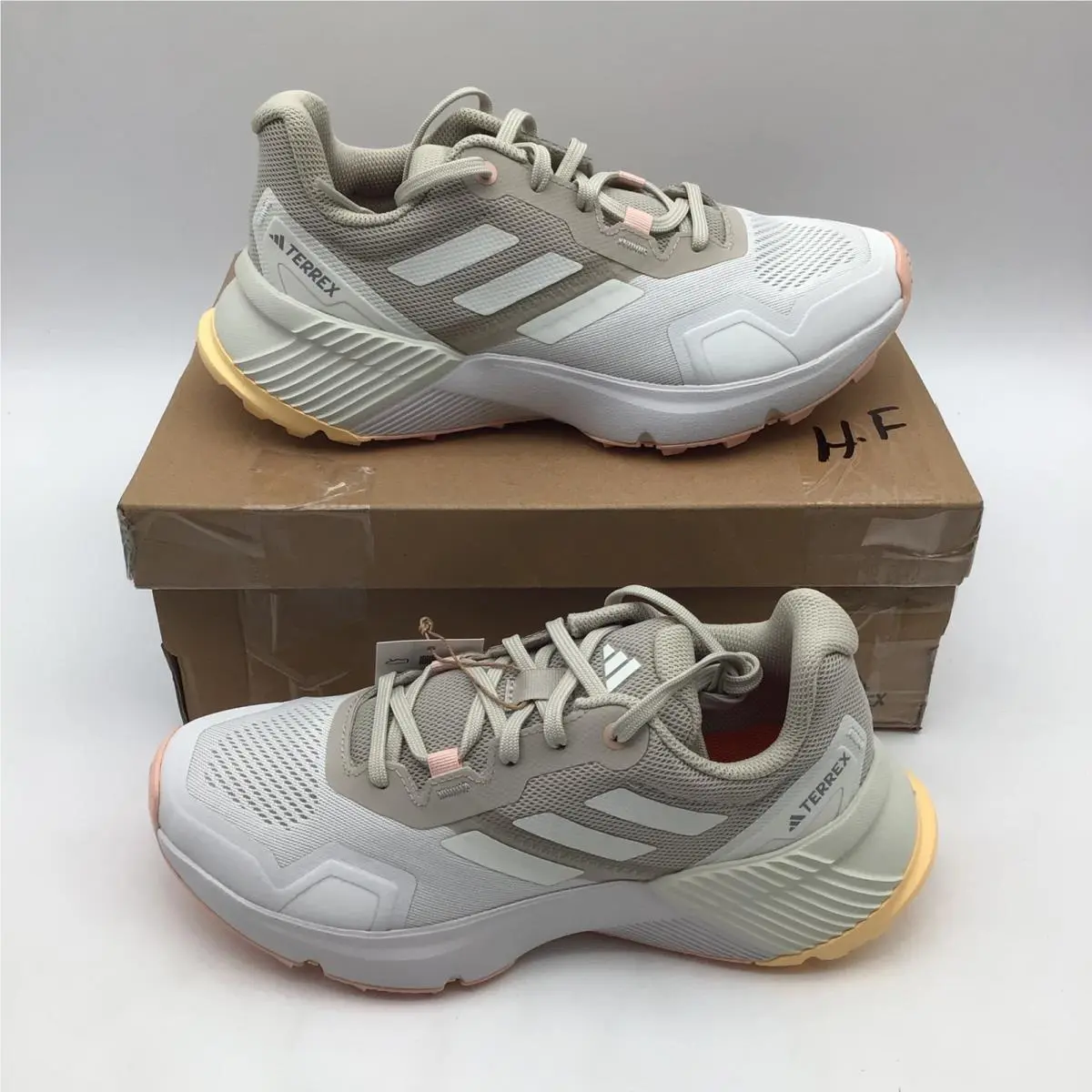 Terrex Soulstride W Womens Trail Running Shoes Silver JQ1602 Size 6.5 by Adidas
