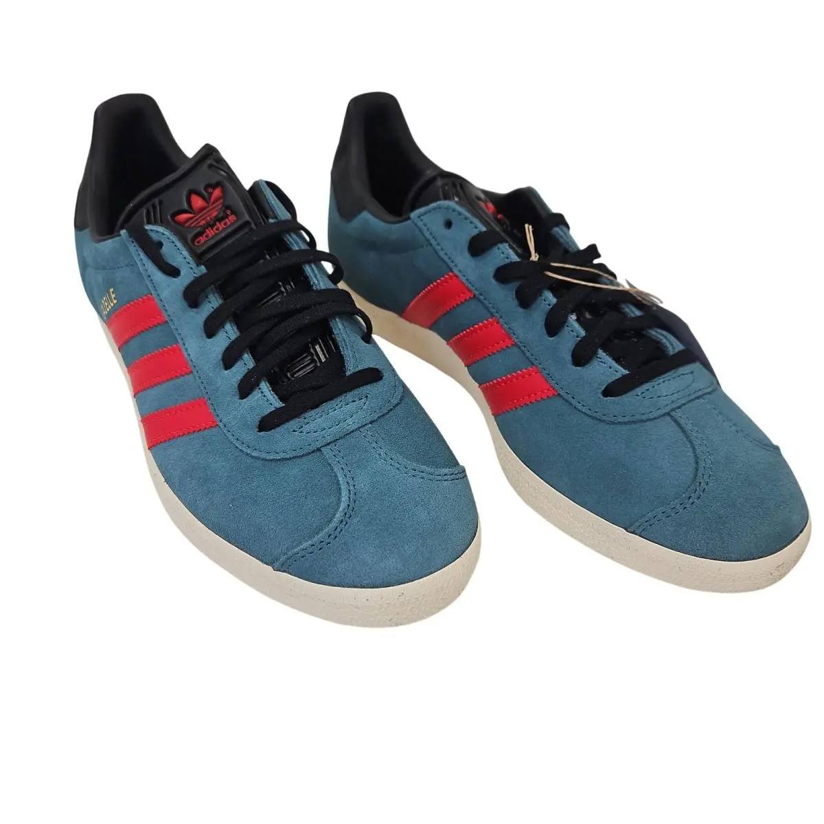 Adidas Soccer Shoes Gazelle Men 9.5 Mls LA Galaxy Teal Red Black