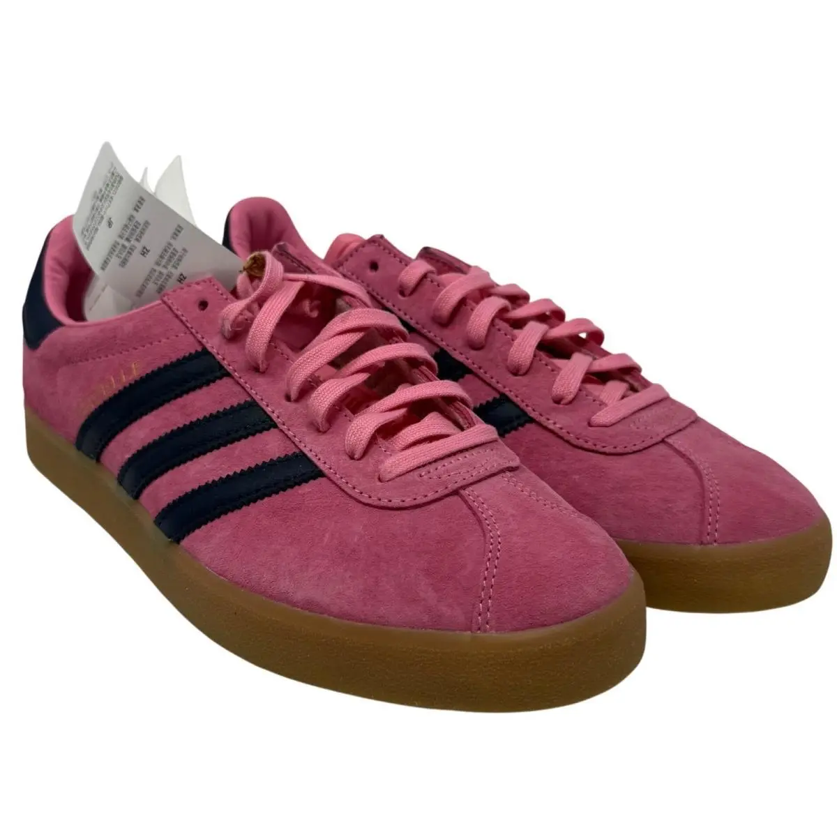 Gazelle 85 Mens Size 9 Pink Navy Blue Gum Sole ID0846 Sneakers by Adidas