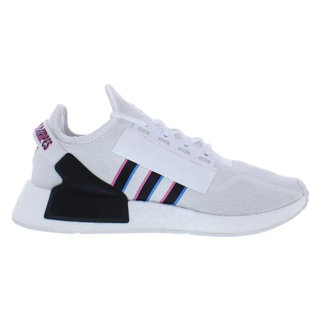 Adidas shoes - White/Black/Pink/Blue, Main: White (UPC: 196463071876) 1