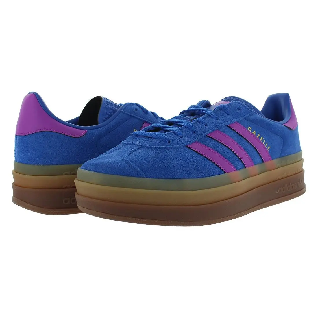 Adidas shoes - Blue/Purple/Gum (UPC: 196477454573) 0
