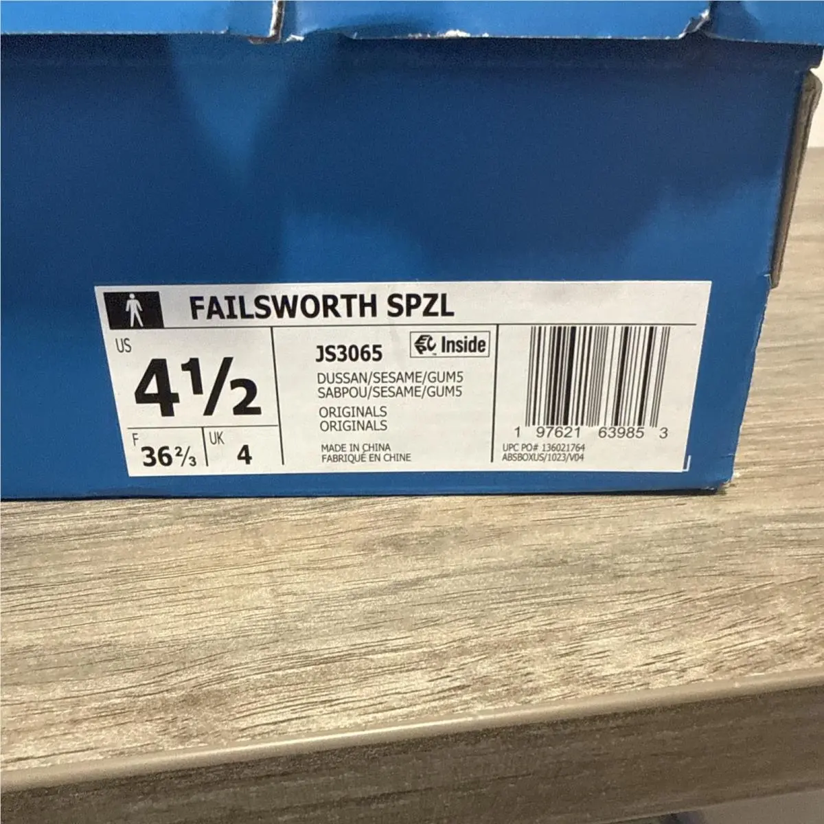 Adidas shoes - adidas Failsworth - Failsworth - JS3065 - Beige (UPC: 0197621639853) 1