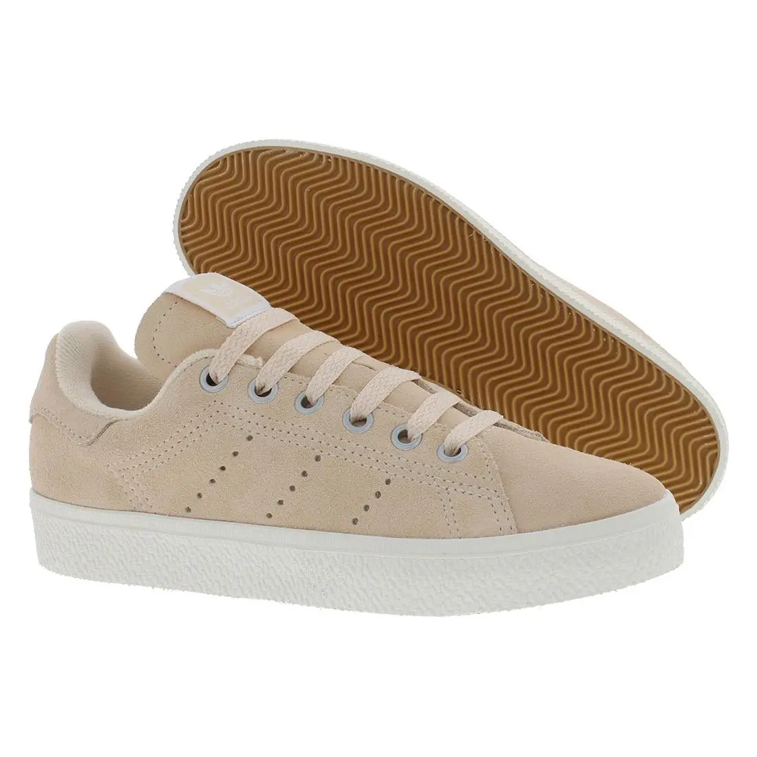 Adidas Stan Smith CS GS Girls Shoes Size 5 Color: Supplier Colour/core - Supplier Colour/Core White/Gum, Main: Beige