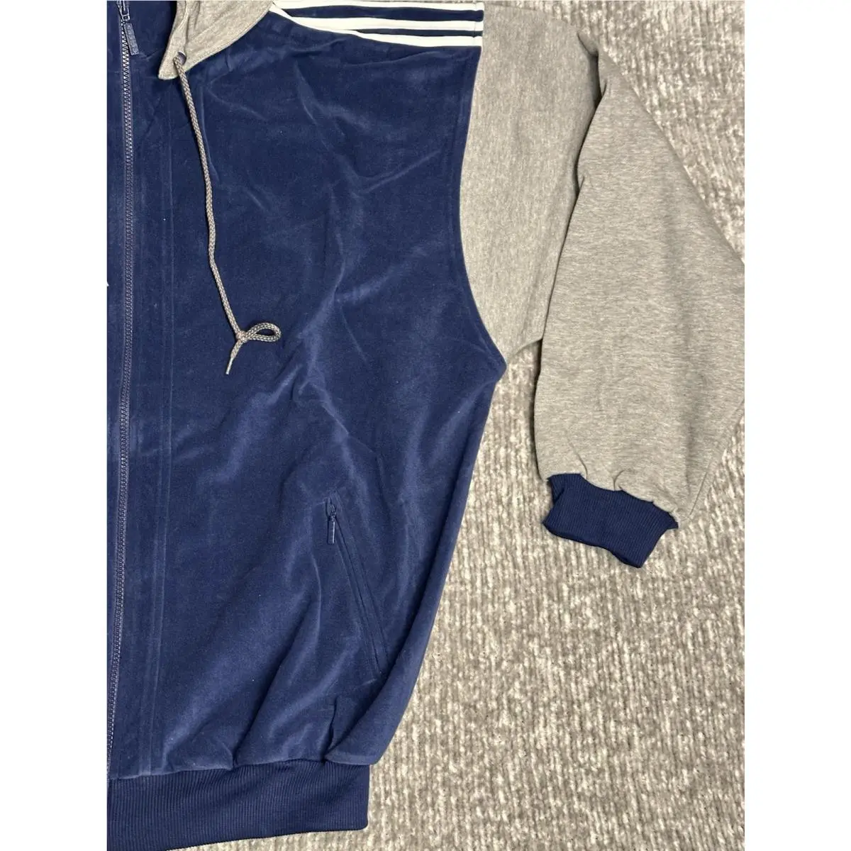 Adidas clothing - Adidas Velour - Velour - Blue 3