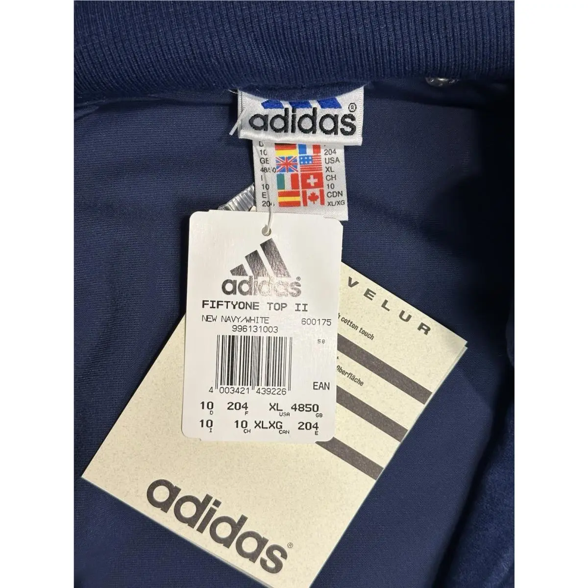 Adidas clothing - Adidas Velour - Velour - Blue 4