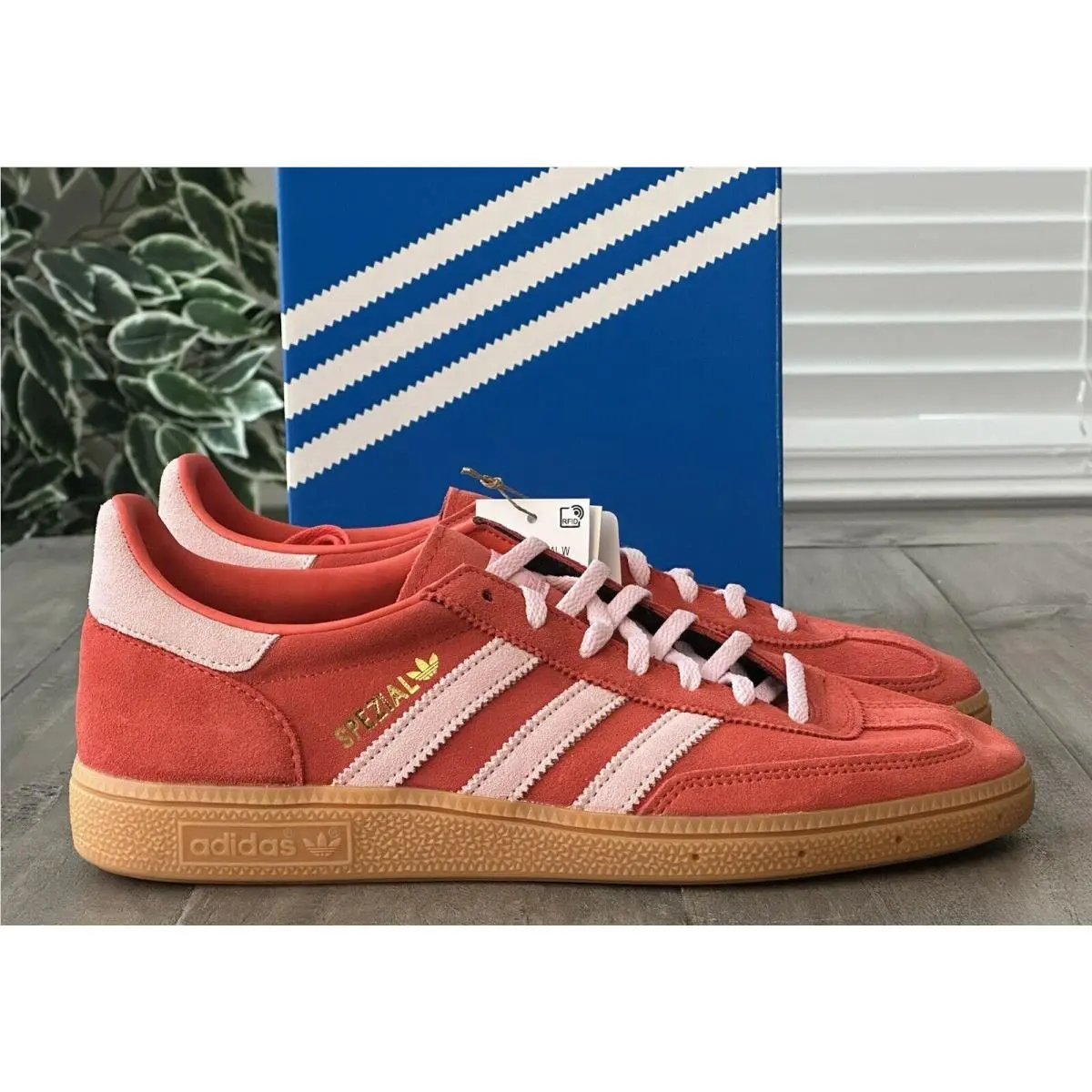 Adidas shoes - adidas Handball Spezial - Handball Spezial - IE5894 - Bright Red Clear Pink Gum (UPC: 4066765238993) 12