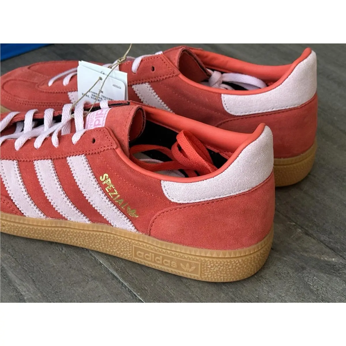 Adidas shoes - adidas Handball Spezial - Handball Spezial - IE5894 - Bright Red Clear Pink Gum (UPC: 4066765238993) 8
