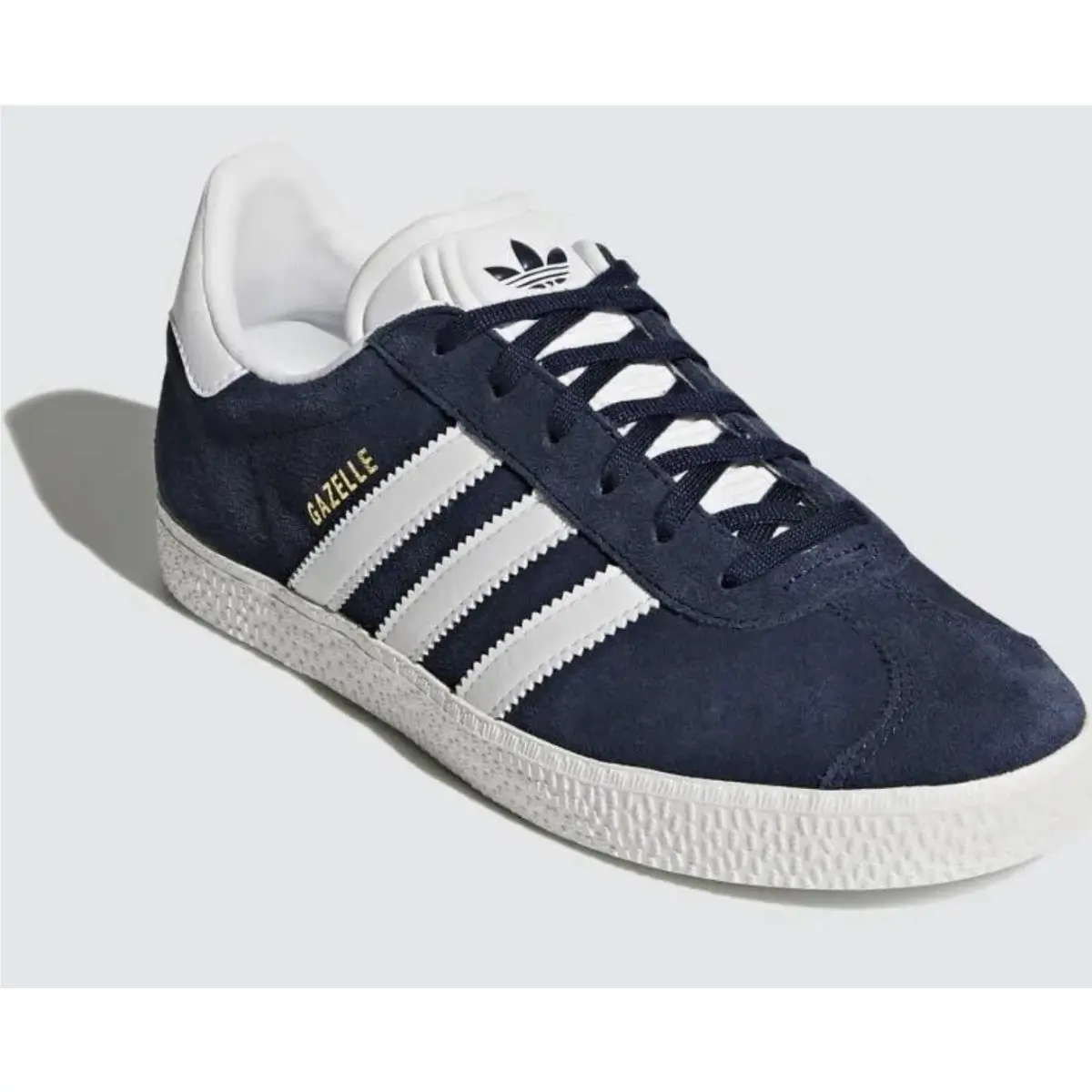Adidas Kids Unisex Gazelle Shoes Blue Size 2 1/2 BY9162