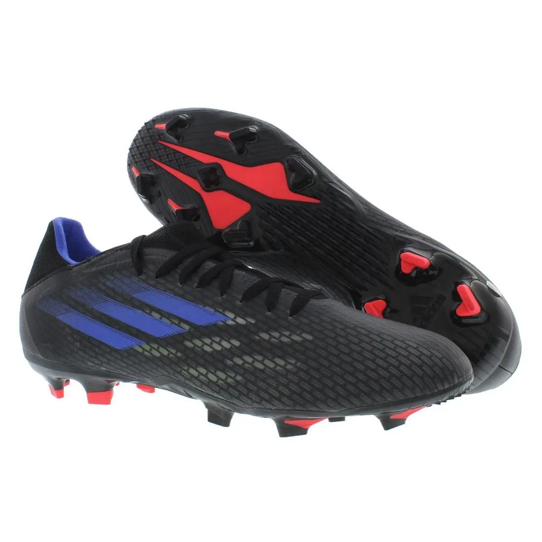 X Speedflow.3 Firm Ground Mens Shoes Size 7.5 Color: Black/sonic by Adidas