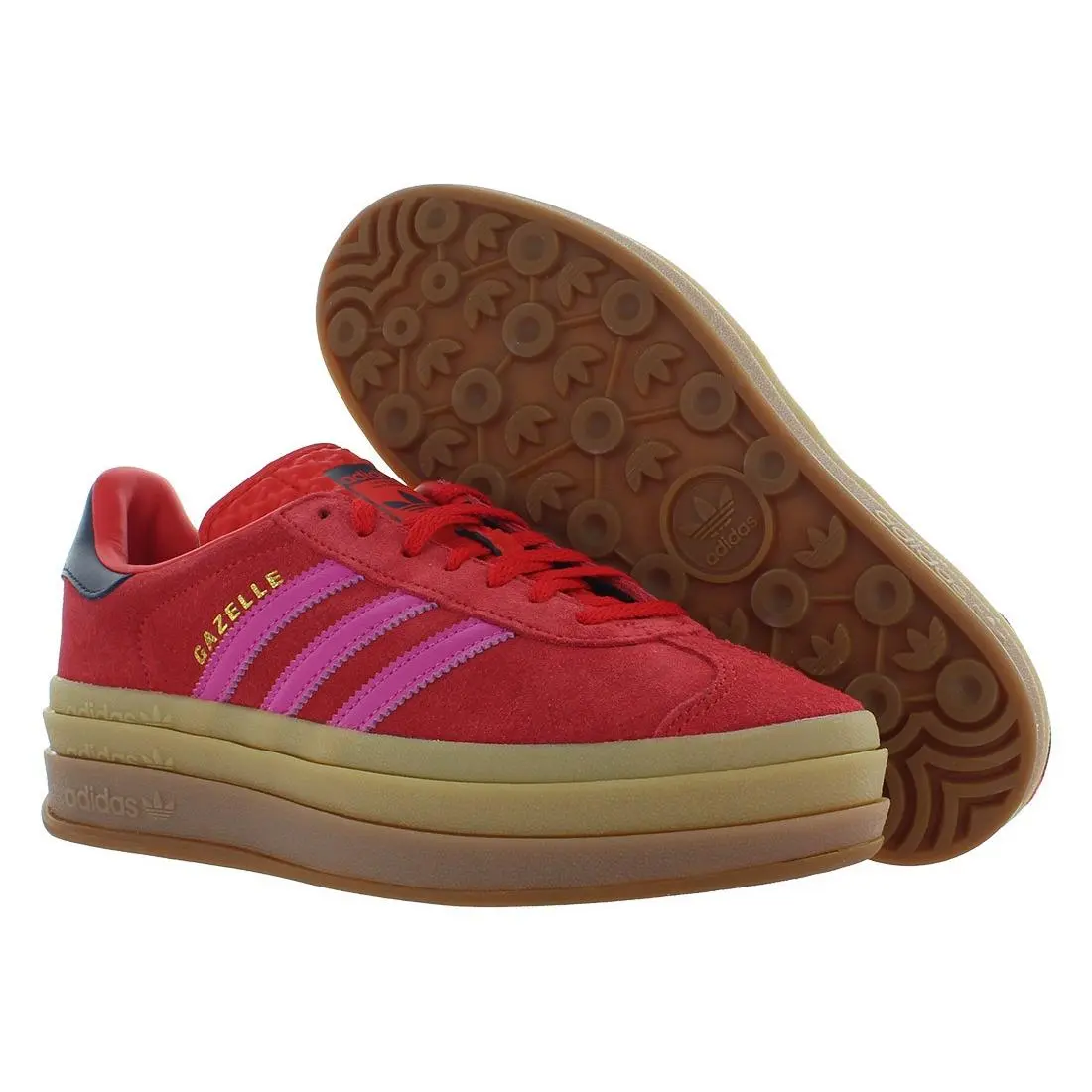 Adidas Gazelle Bold Womens Shoes Size 7 Color: Red/hot Pink - Red/Hot Pink, Main: Red