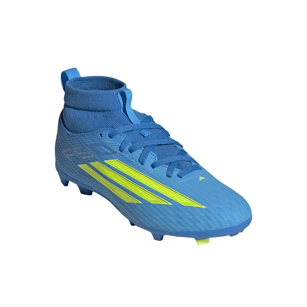 Adidas shoes - adidas F50 League Mid Cut Firm Ground  Multi Ground Soccer Cleats - SB1158-JR9025 - Blue (UPC: 198321833688) 0
