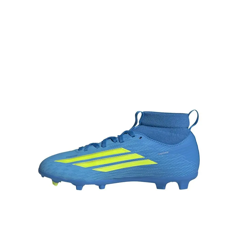Adidas shoes - adidas F50 League Mid Cut Firm Ground  Multi Ground Soccer Cleats - SB1158-JR9025 - Blue (UPC: 198321833688) 1
