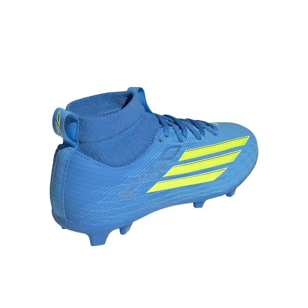 Adidas shoes - adidas F50 League Mid Cut Firm Ground  Multi Ground Soccer Cleats - SB1158-JR9025 - Blue (UPC: 198321833688) 4