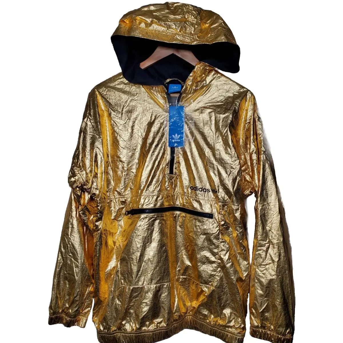 Adidas clothing - Adidas Originals Golden Windbreaker - Originals Golden Windbreaker - BR0290 - Gold (UPC: 191022223055) 2