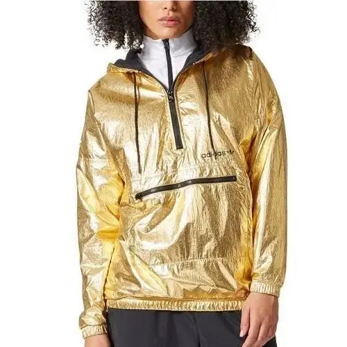 Originals Golden Windbreaker Hooded Lined Half-zip BR0290 Women`s XS by Adidas