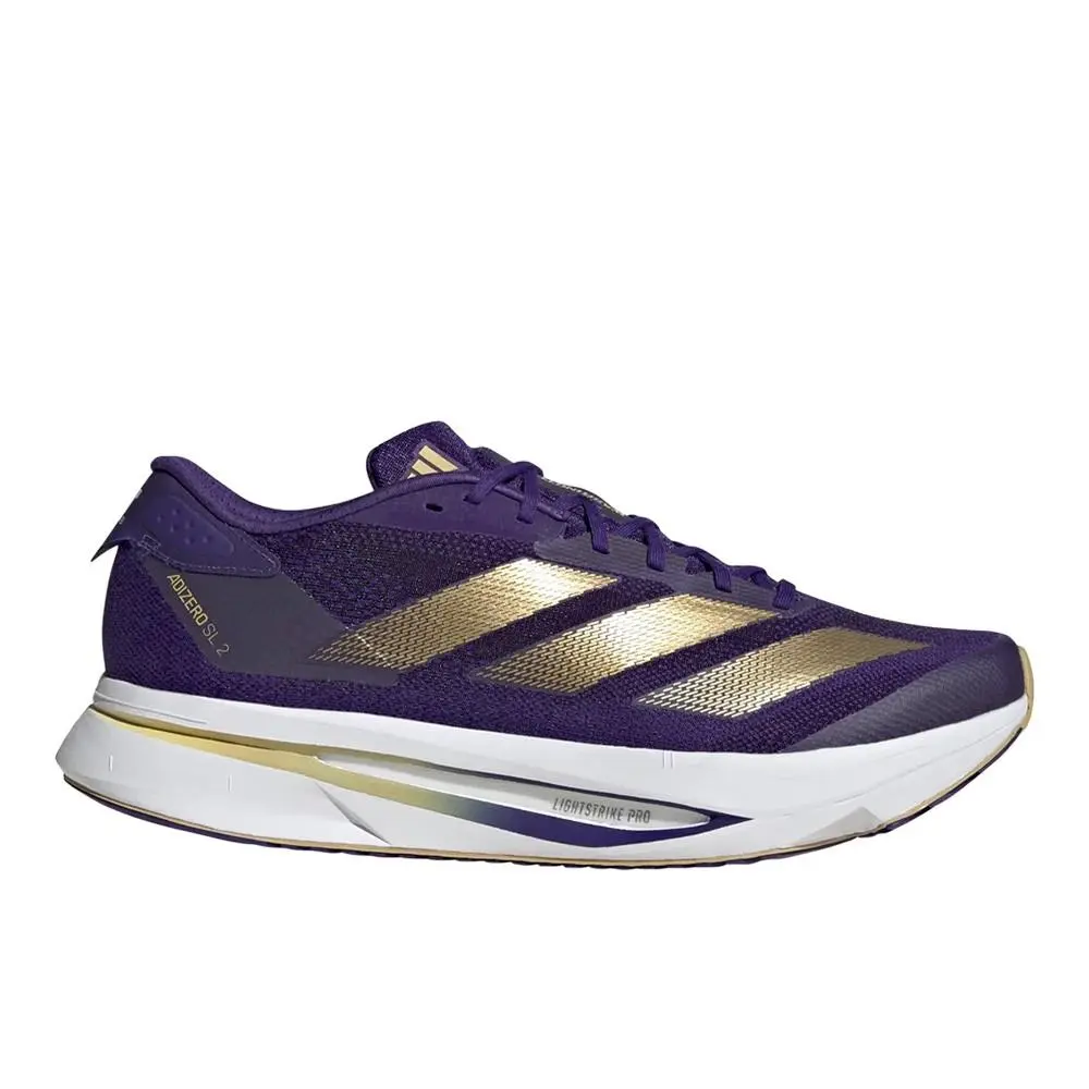 Adidas Washington Adizero Sl2 Running Mens Size 6 M Sneakers Athletic Shoes JQ0 - Purple