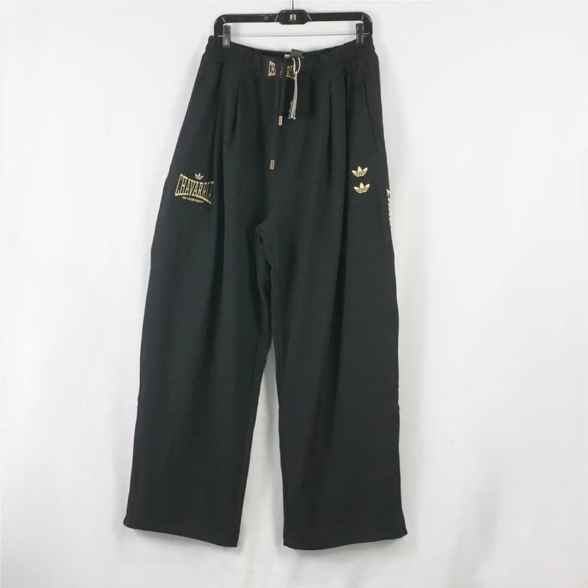 Adidas X Willy Chavarria Woven Track Pants In Black/gold Men`s US Size Medium