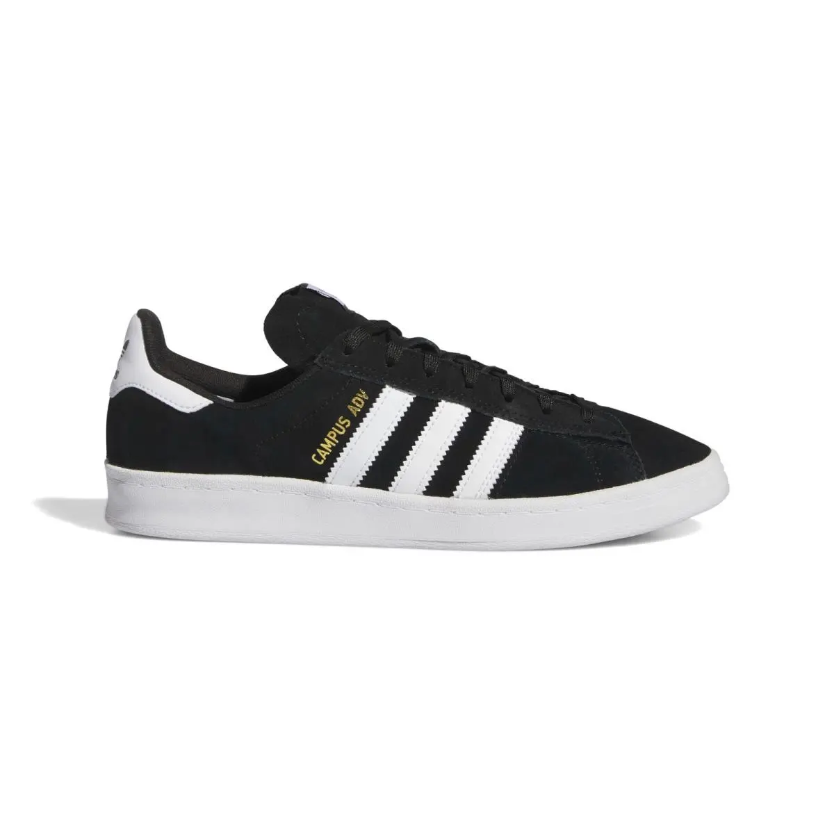 Men`s Campus Adv Skate Shoes B22716 Black/ White/ Gold Size 9 by Adidas