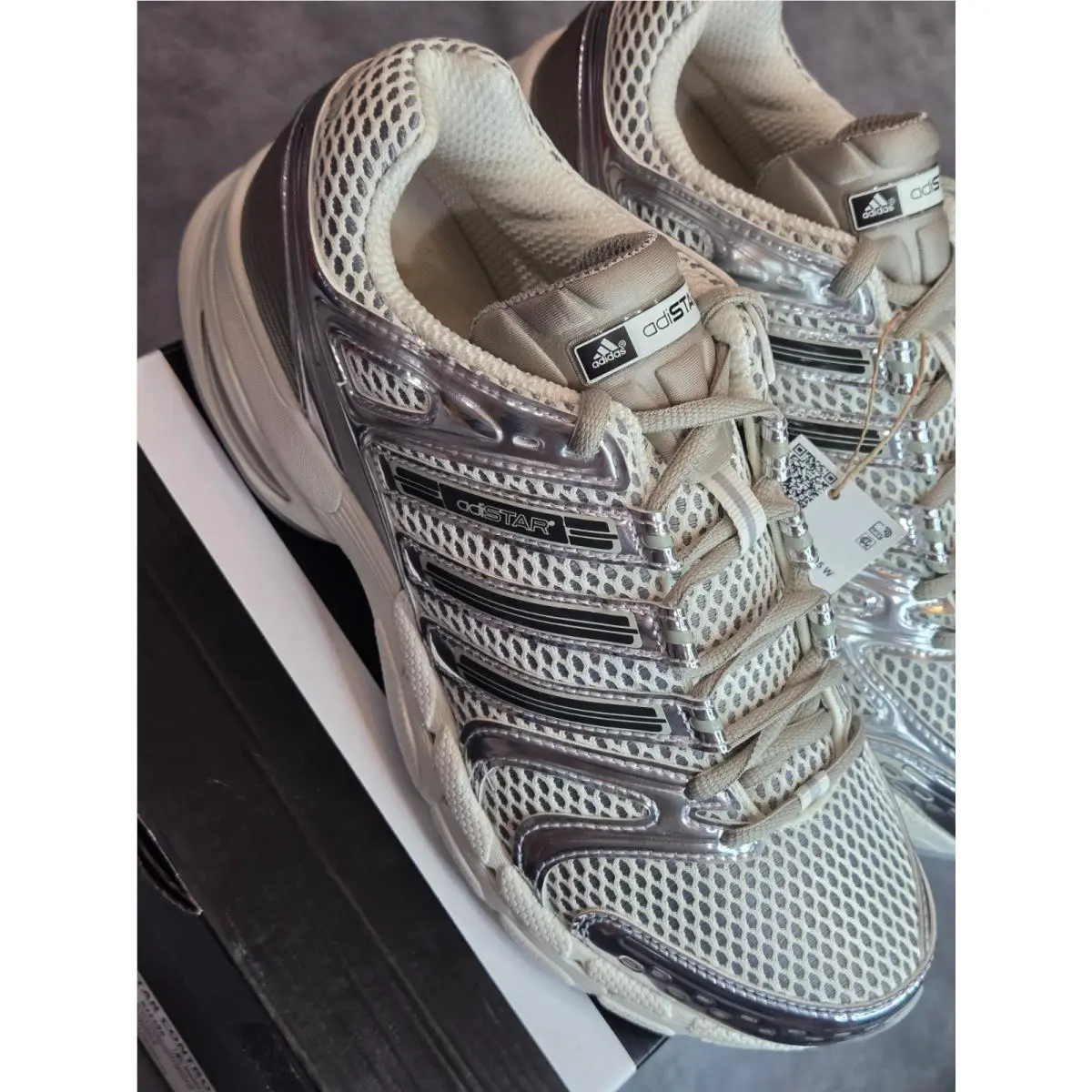 Adidas shoes - adidas Adistar Control 5 W - KJ2285 - Silver 0