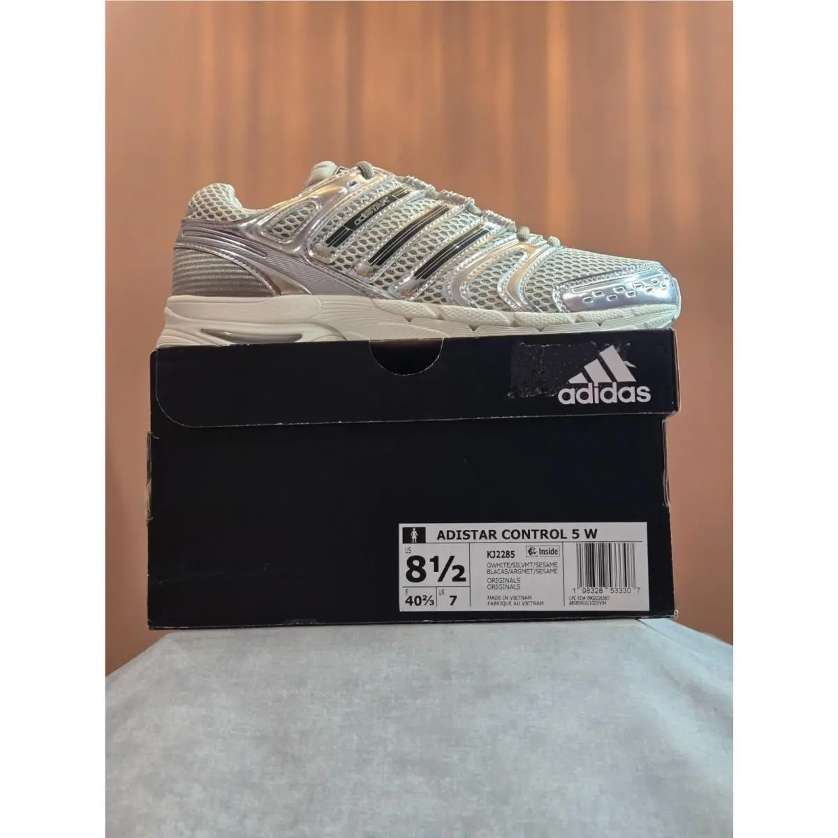 Adidas shoes - adidas Adistar Control 5 W - KJ2285 - Silver 6