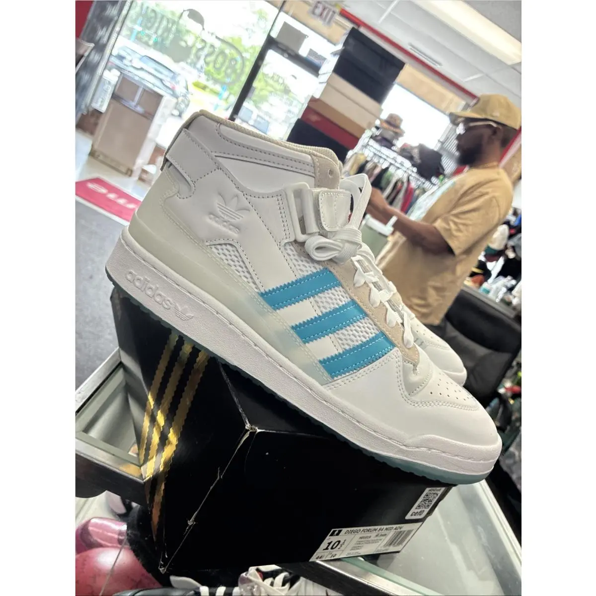 Originals Diego Forum 84 Mid Adv H01019 Men`s Basketball Shoes SZ 10.5 by Adidas