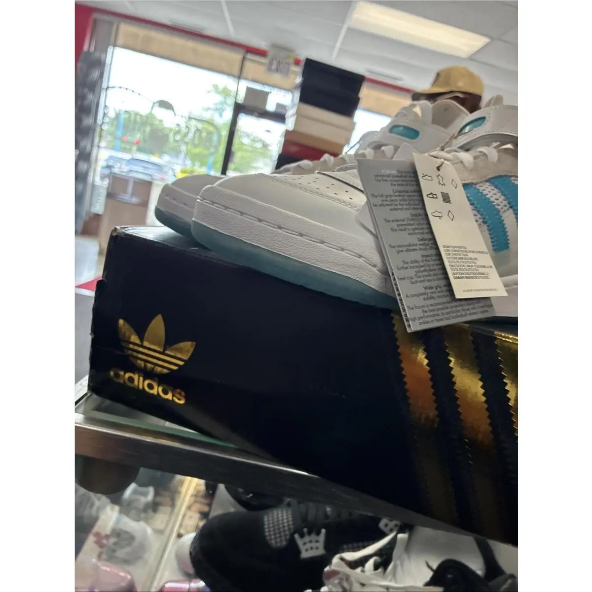 Adidas shoes - adidas Originals - Originals - H01019 - Footwear White/ Signal Cyan/ Grey One (UPC: 195732987863) 11