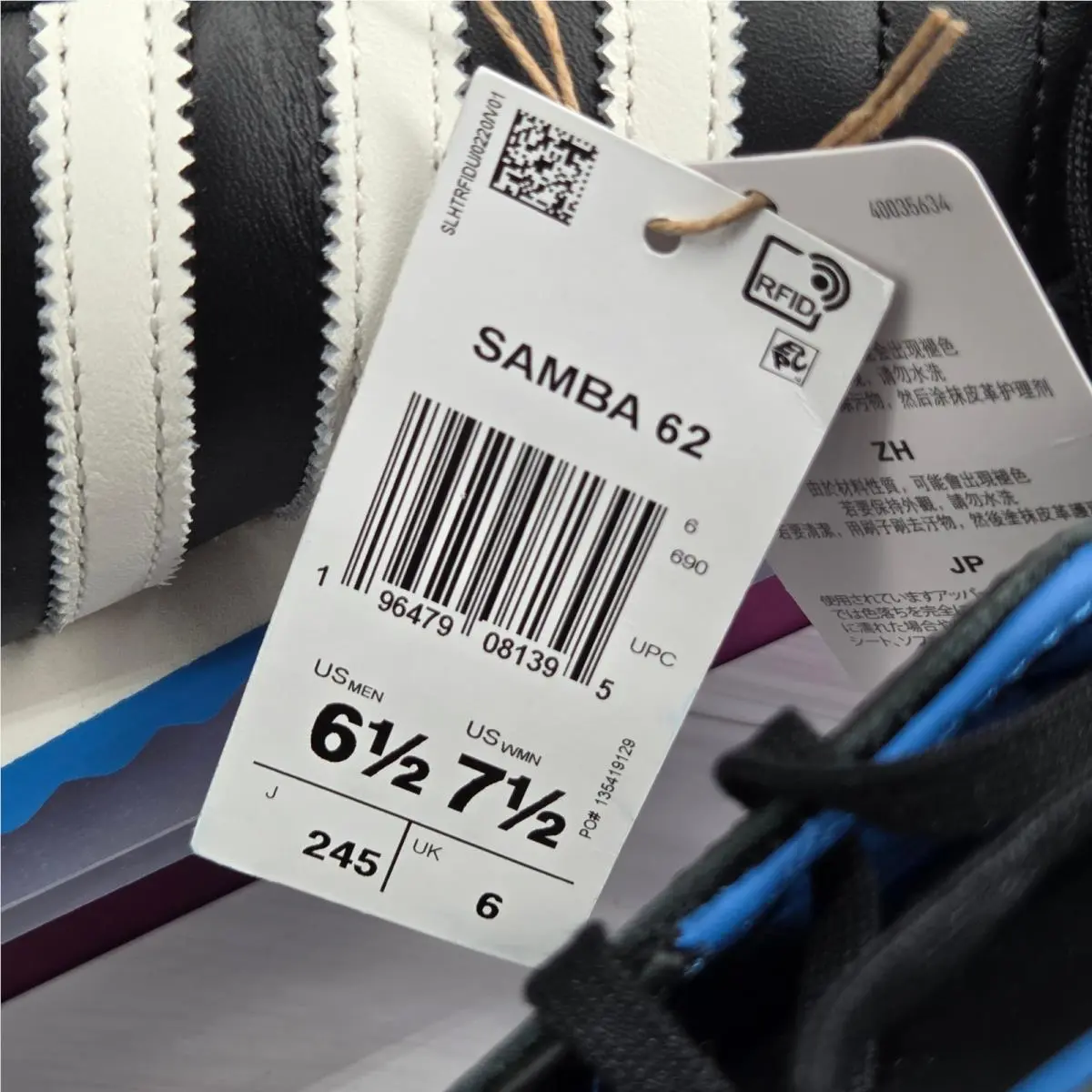 Adidas shoes - Samba 62 - Samba - Black 5