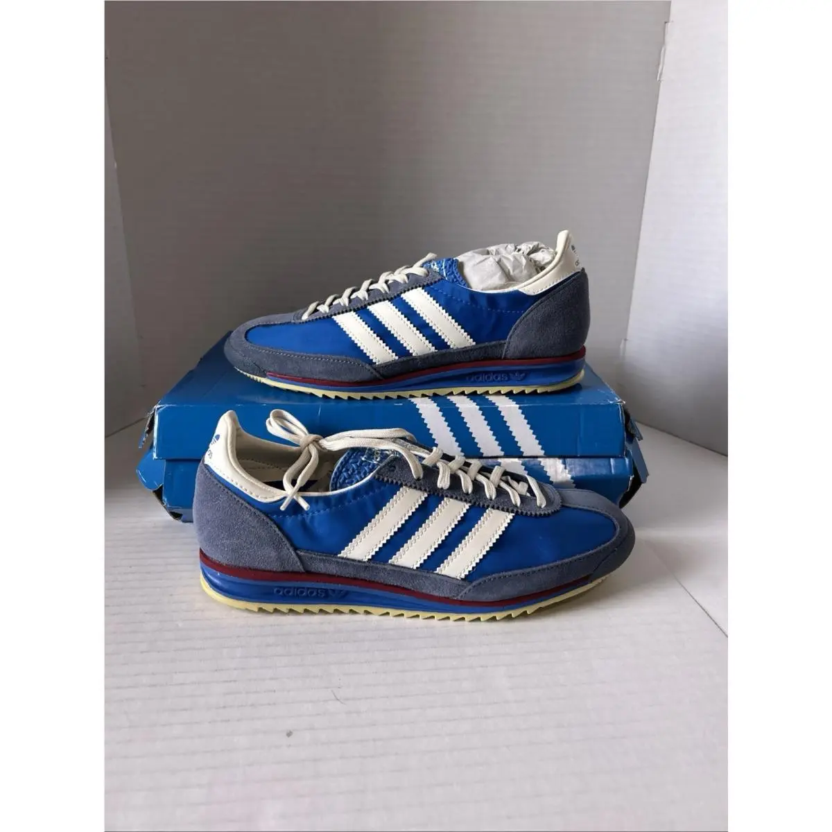 SL 72 Women’s Size 8 Blue/white Vintage Retro Sneaker OG Box 08/24 by Adidas