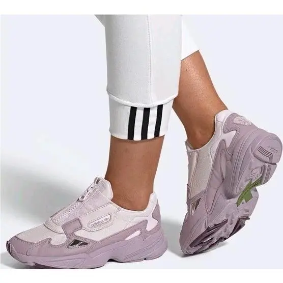 Adidas Falcon Zip Women’s Sneakers Orchid/purple EF1953 Size : 6.5 Us