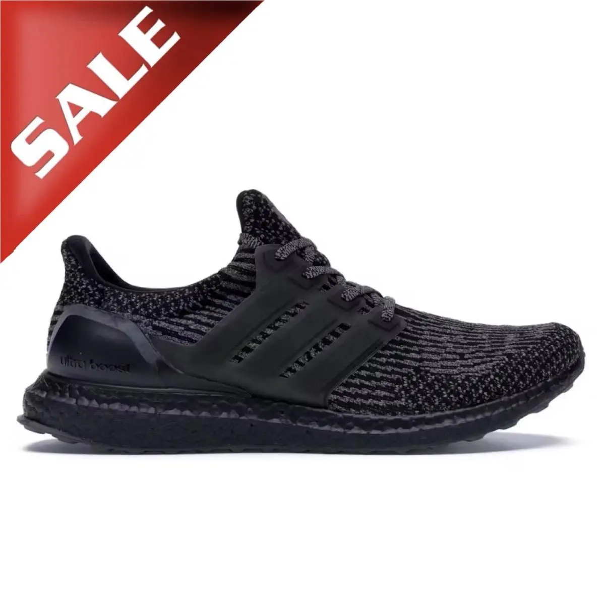 Size 8.5  Ultra Boost 3.0 Black Silver by Adidas