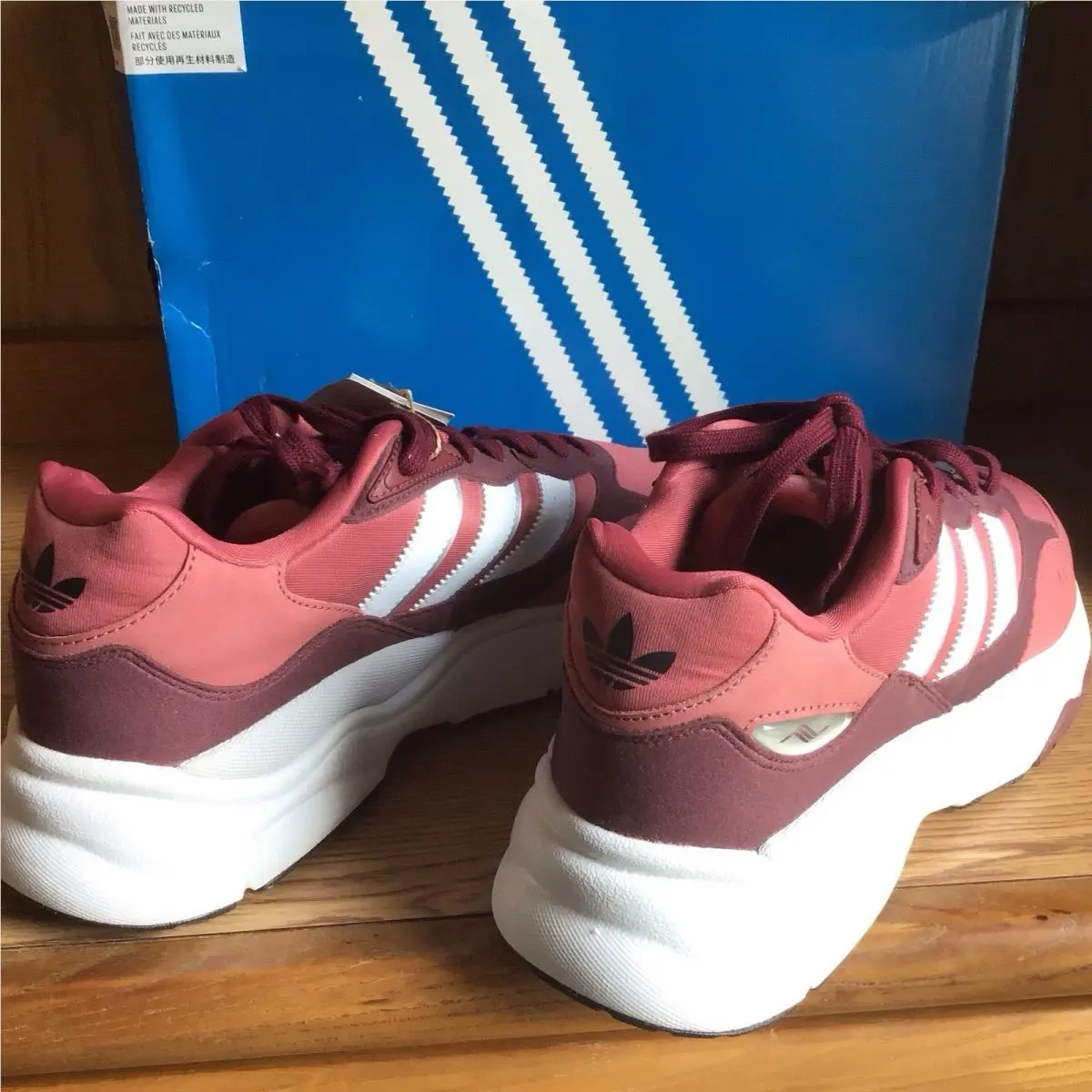 Adidas Retropy F90 Men Running Shoe Rose Size 12 EU 46.5 HP8023