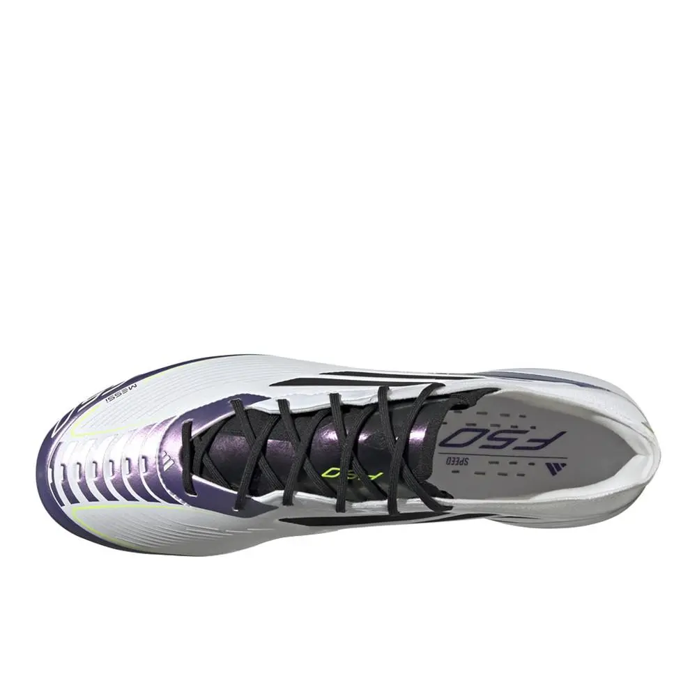 Adidas shoes - adidas F50 Elite Messi Firm Ground Soccer Cleats - IE9063-A - Black, White (UPC: 197609829696) 2