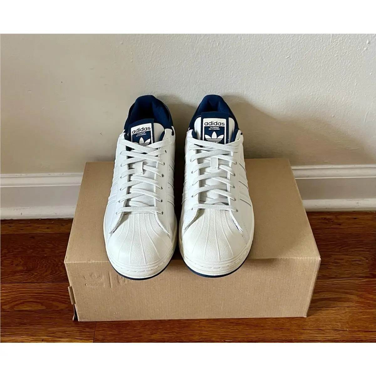 Adidas shoes - adidas Superstar - Superstar - GW2045 - White/White-Navy (UPC: 594854697047) 0