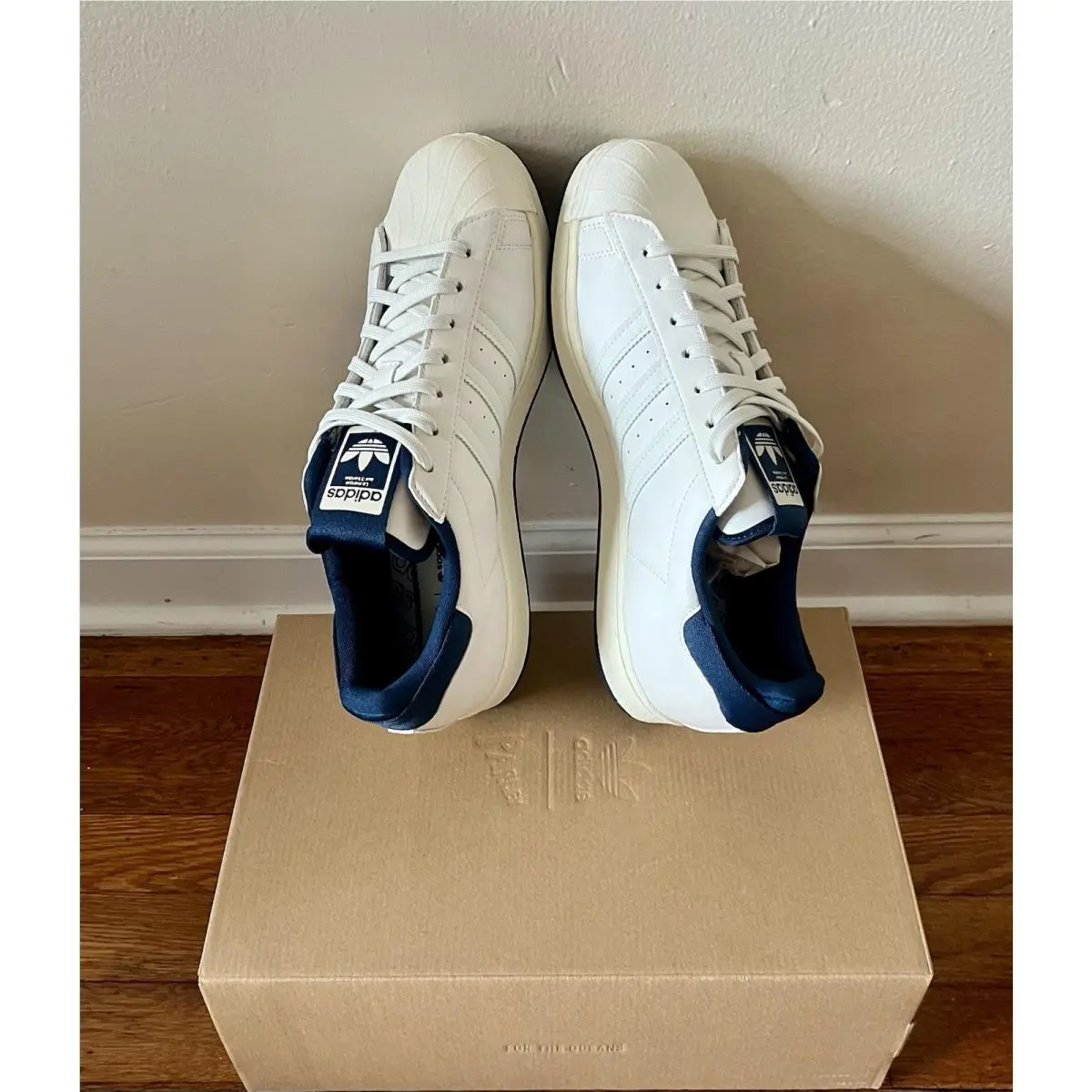 Adidas shoes - adidas Superstar - Superstar - GW2045 - White/White-Navy (UPC: 594854697047) 2