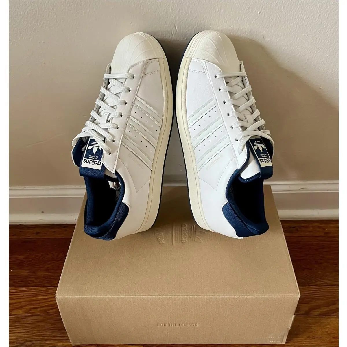 Adidas shoes - adidas Superstar - Superstar - GW2045 - White/White-Navy (UPC: 594854697047) 3